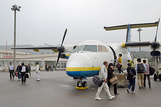 石垣ー与那国間で就航しているRACの39人乗り小型機（資料写真）